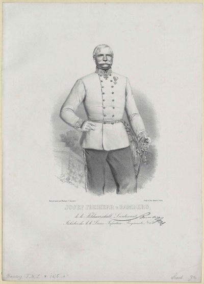Joseph baron Bamberg av Artist Unknown