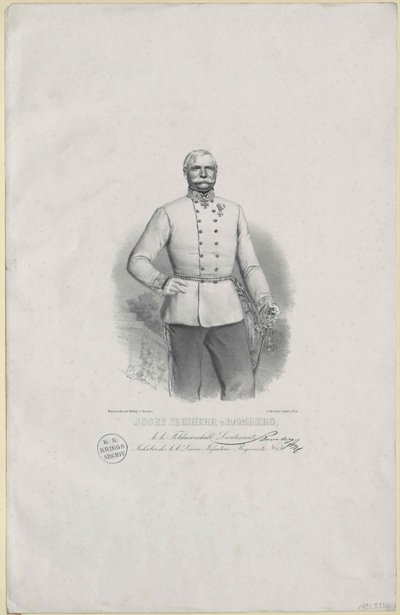 Joseph baron Bamberg av Artist Unknown