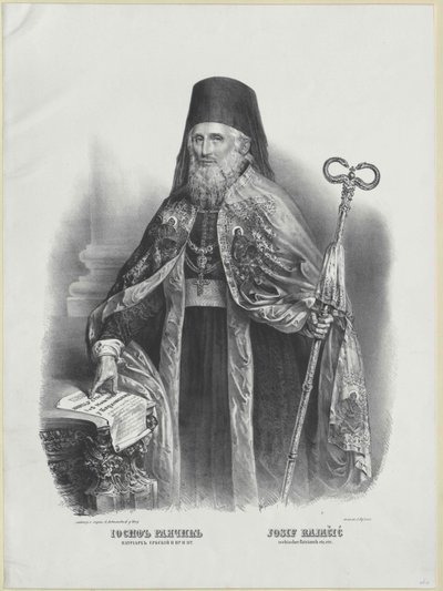 Joseph Baron Rajacic-Brinski av Artist Unknown