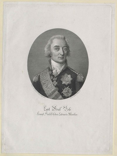 Karl Graf Bose (tryck) av Artist Unknown