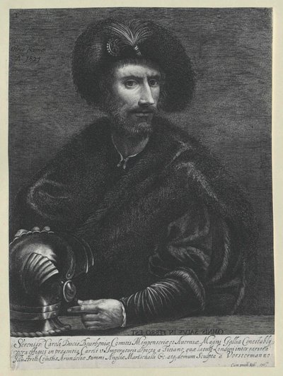 Karl greve Montpensier av Artist Unknown
