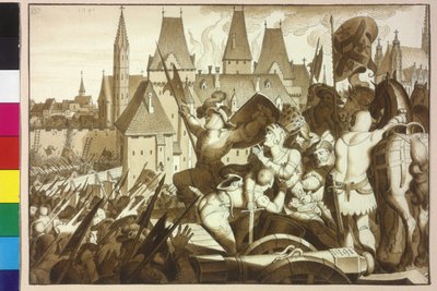 Kung Maximilian I återerövrar Wien och sina förfäders slott av Artist Unknown