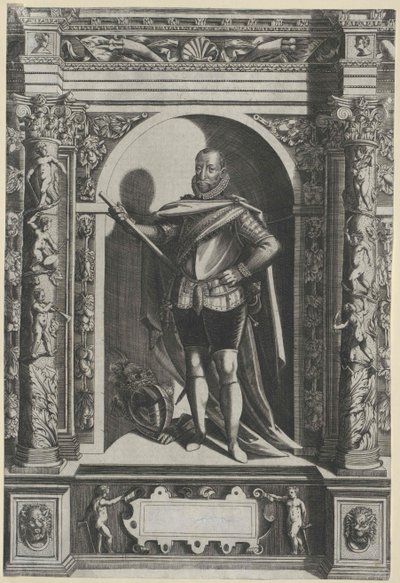 Kung av Danmark Fredrik II av Artist Unknown