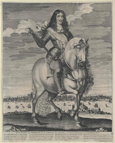 Kung av England Karl II av Artist Unknown