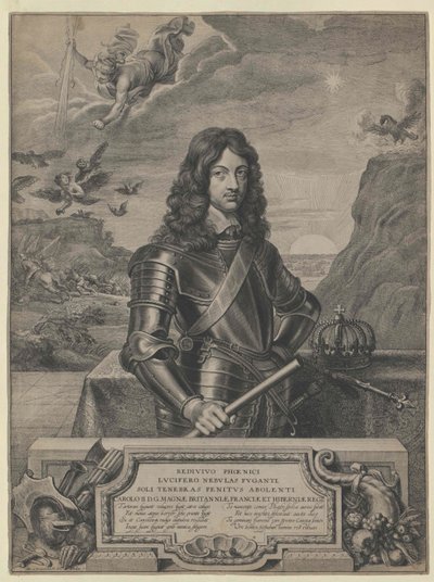 Kung av England Karl II av Artist Unknown