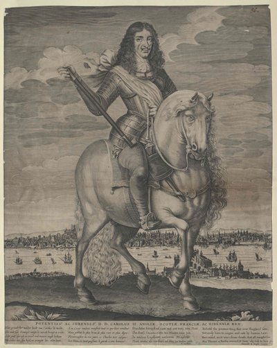 Kung av England Karl II av Artist Unknown