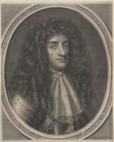 Kung av England Karl II av Artist Unknown