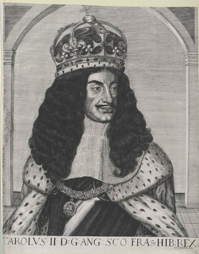 Kung av England Karl II av Artist Unknown