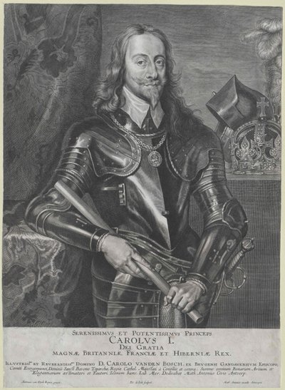 Kung av England Karl I av Artist Unknown