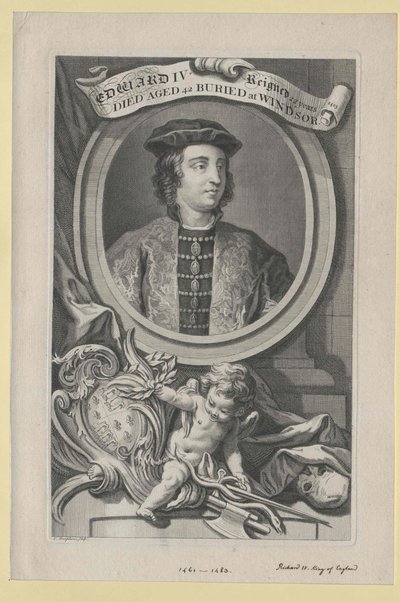 Kung av England Edward IV av Artist Unknown