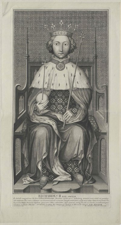 Kung av England Richard II av Artist Unknown