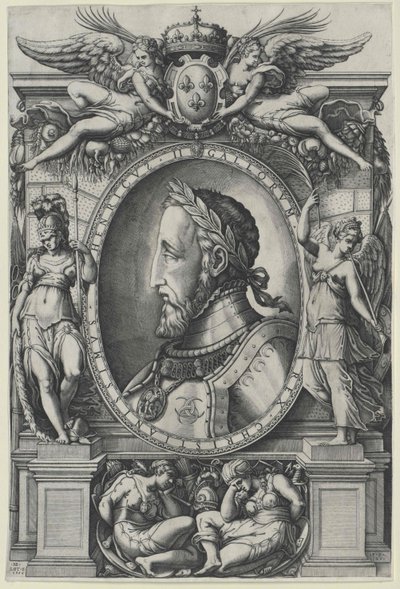 Kung av Frankrike Henrik II av Artist Unknown