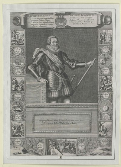Kung av Frankrike Henrik IV av Artist Unknown