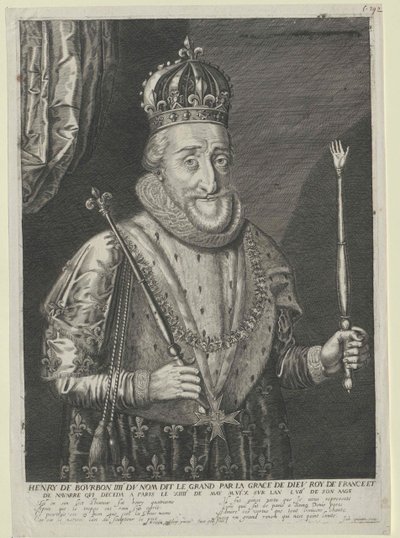 Kung av Frankrike Henrik IV av Artist Unknown