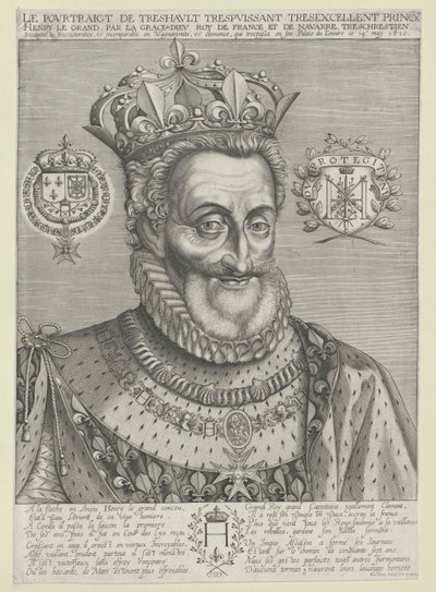 Kung av Frankrike Henrik IV av Artist Unknown