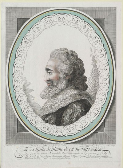 Kung av Frankrike Henrik IV av Artist Unknown
