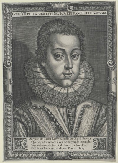 Kung av Frankrike Ludvig XIII av Artist Unknown