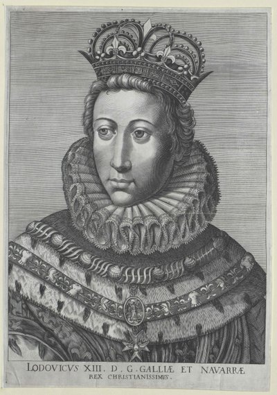 Kung av Frankrike Ludvig XIII av Artist Unknown