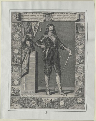 Kung av Frankrike Ludvig XIII av Artist Unknown