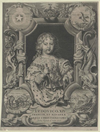 Kung av Frankrike Ludvig XIV av Artist Unknown