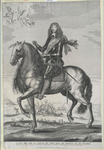 Kung av Frankrike Ludvig XIV av Artist Unknown