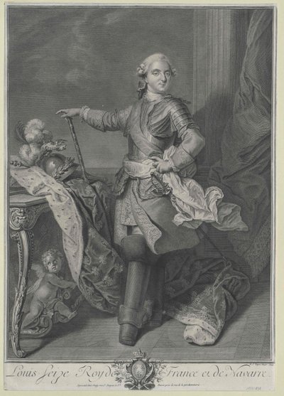 Kung av Frankrike Ludvig XVI av Artist Unknown