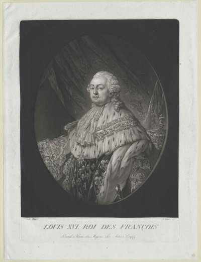 Kung av Frankrike Ludvig XVI av Artist Unknown