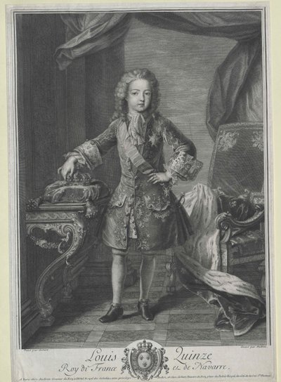 Kung av Frankrike Ludvig XV av Artist Unknown