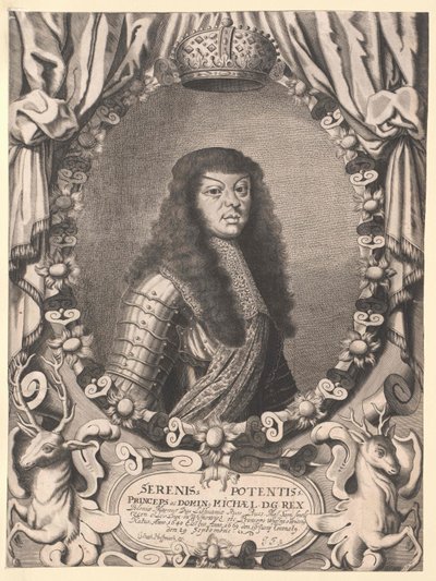 Kung av Polen Michael Thomas Wiesniowiecz av Artist Unknown