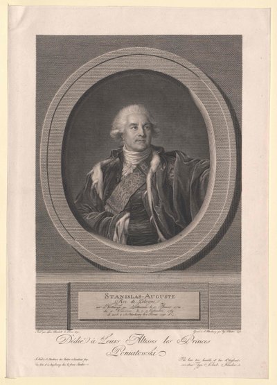Kung av Polen Stanislaus II August av Artist Unknown