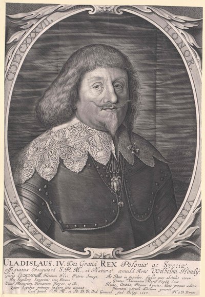 King of Poland Vladislav IV Sigismund av Artist Unknown
