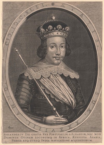 Kung av Portugal Johann IV av Artist Unknown