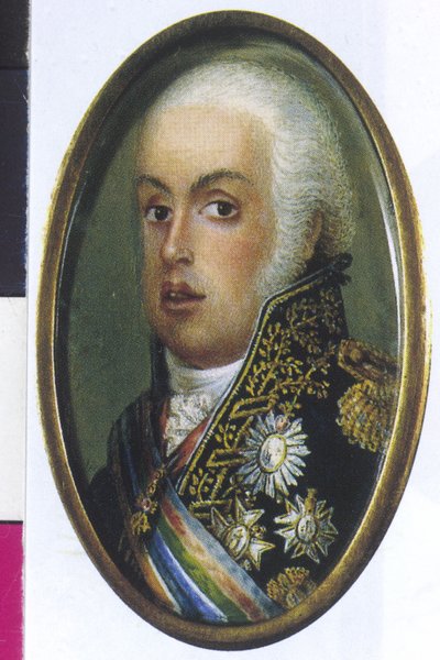 Kung av Portugal Johann VI av Artist Unknown
