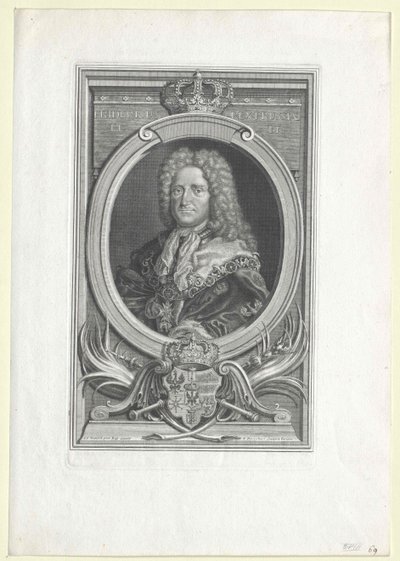 Kung av Preussen Fredrik I av Artist Unknown