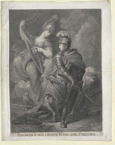 Kung av Preussen Fredrik II av Artist Unknown