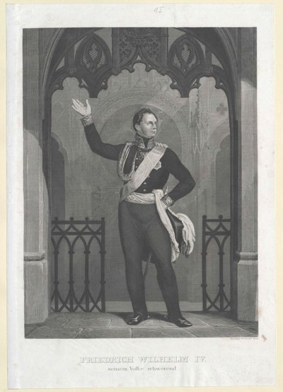 Kung av Preussen Fredrik Wilhelm IV av Artist Unknown