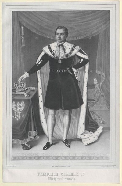 Kung av Preussen Fredrik Wilhelm IV av Artist Unknown
