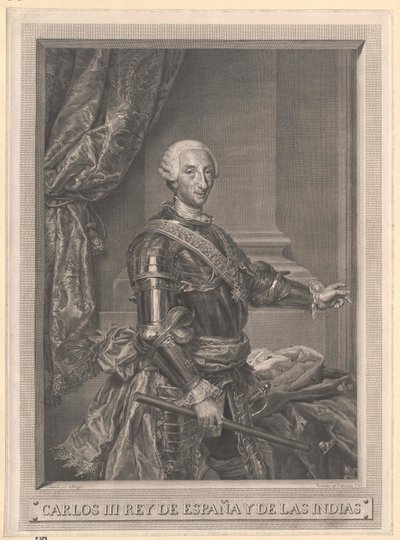 Kung av Spanien Karl III av Artist Unknown