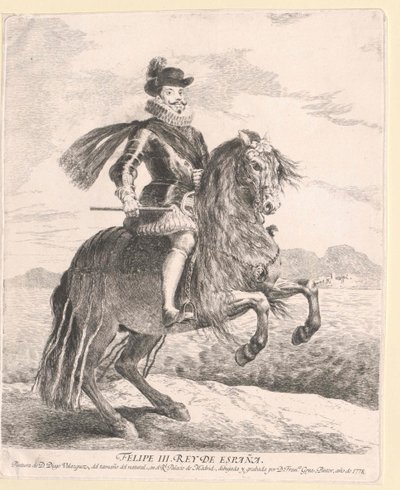 Kung av Spanien Filip III av Artist Unknown