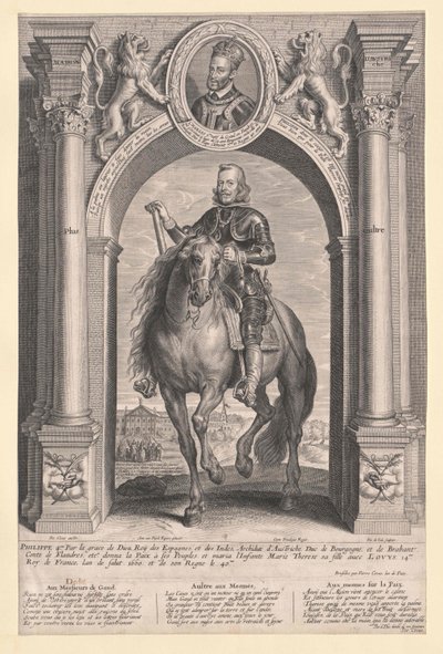 Kung av Spanien Filip IV av Artist Unknown