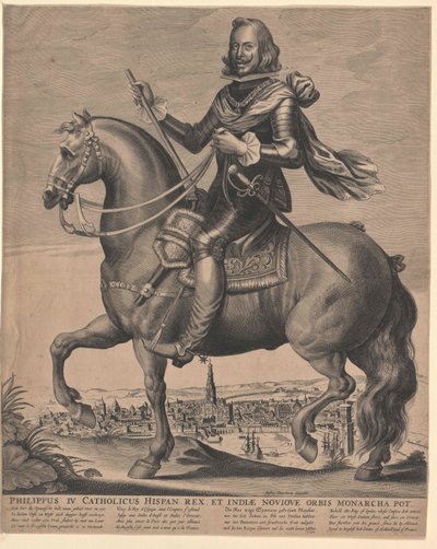 Kung av Spanien Filip IV av Artist Unknown