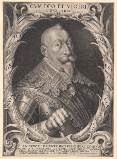 Kung av Sverige Gustav II Adolf av Sverige av Artist Unknown