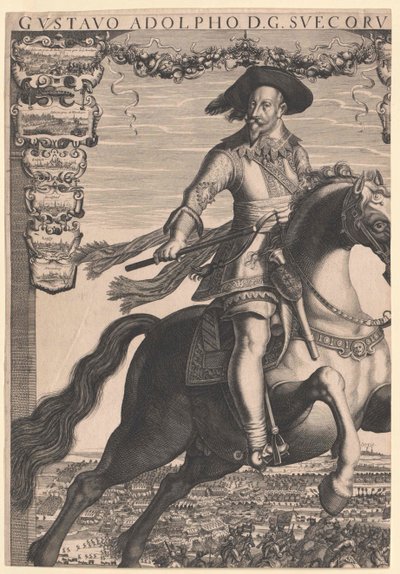 Kung av Sverige Gustav II Adolf av Sverige av Artist Unknown