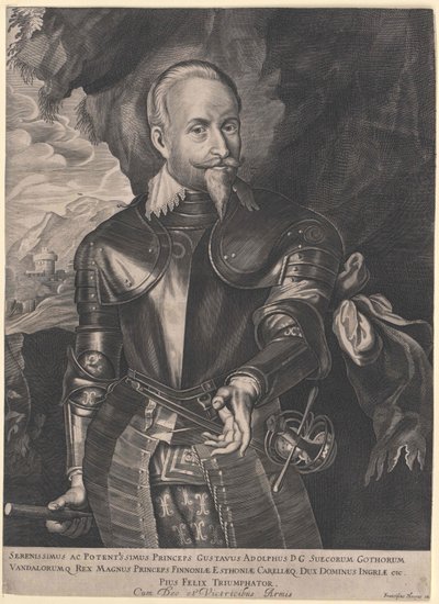 Kung av Sverige Gustav II Adolf av Sverige av Artist Unknown