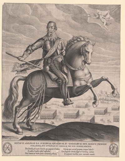 Kung av Sverige Gustav II Adolf av Sverige av Artist Unknown
