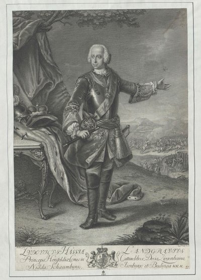 Landgreve av Hessen Ludvig VIII av Artist Unknown