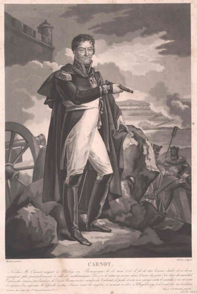 Lazare Nicolas Marguerite Comte Carnot av Artist Unknown