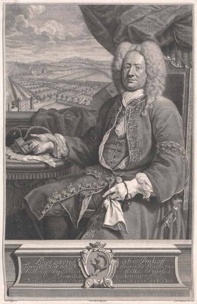 Lazarus von Imhoff av Artist Unknown