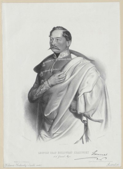 Leopold greve Kolovrat Kraków av Artist Unknown