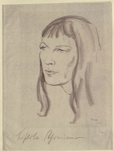 Liselotte Schreiner av Artist Unknown